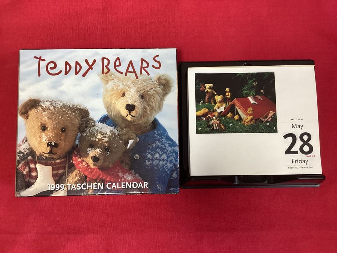 レアで希少⭐️1999 TASCHEN テディベア カレンダー