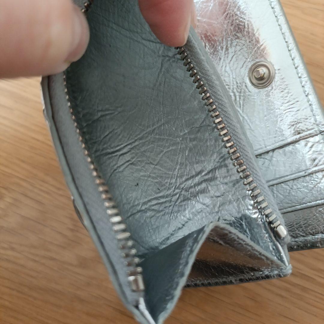 Bottega Venetia シルバー 二つ折り財布
