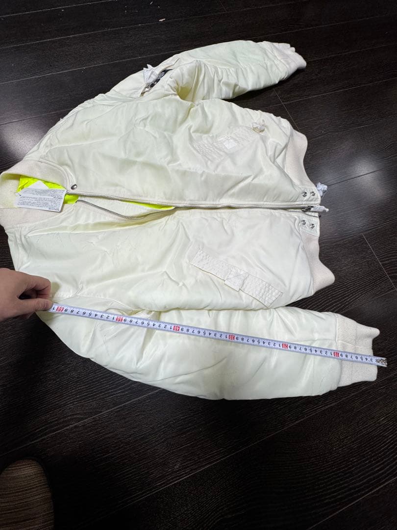 新品　定価4万　 DIESEL MA-1 フライトジャケット ホワイト