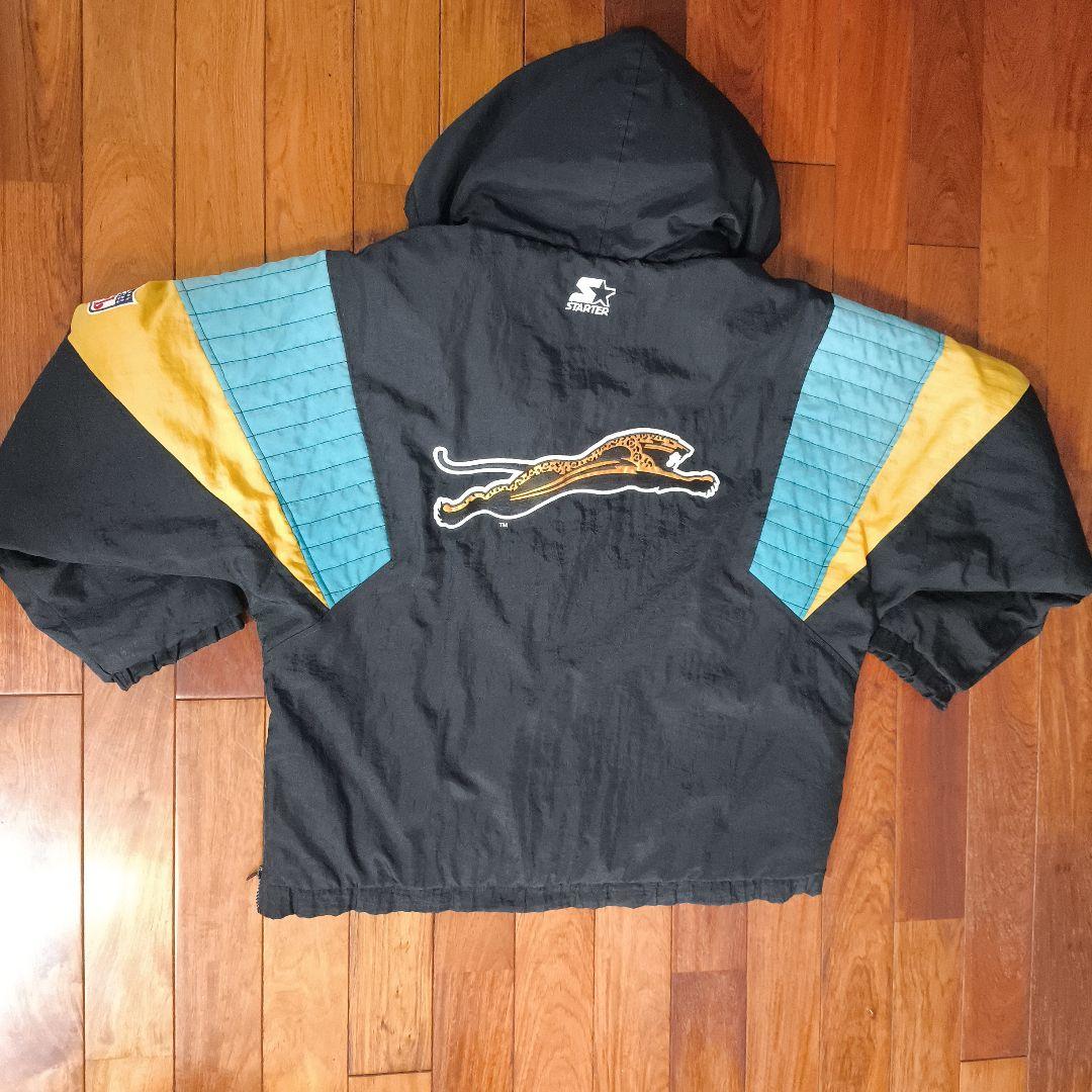 90年代 NFL JAGUARS ハーフジップ スタジアムジャケット