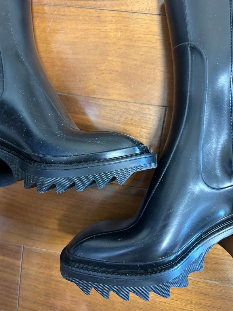 Chloé クロエ　ブラック レインブーツ38
