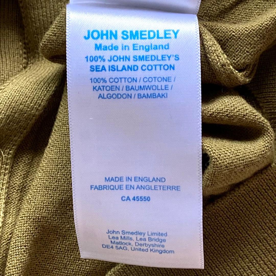 新品タグ付き JOHN SMEDLEY ジョンスメドレー カーディガン 丸首