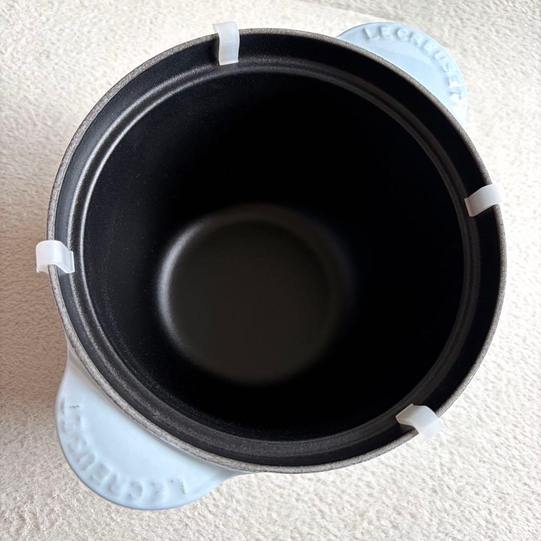 【未使用】LE CLEUSET ココットエブリィ 18 コースタルブルー 炊飯鍋