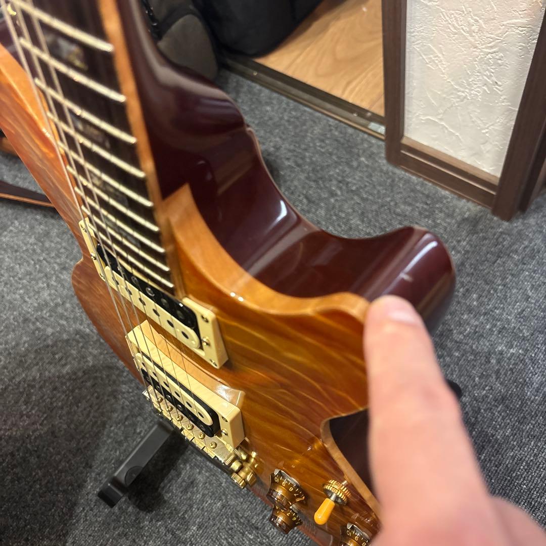 Sugi SH605 5AQM ハカランダ指板希少モデルレスポール