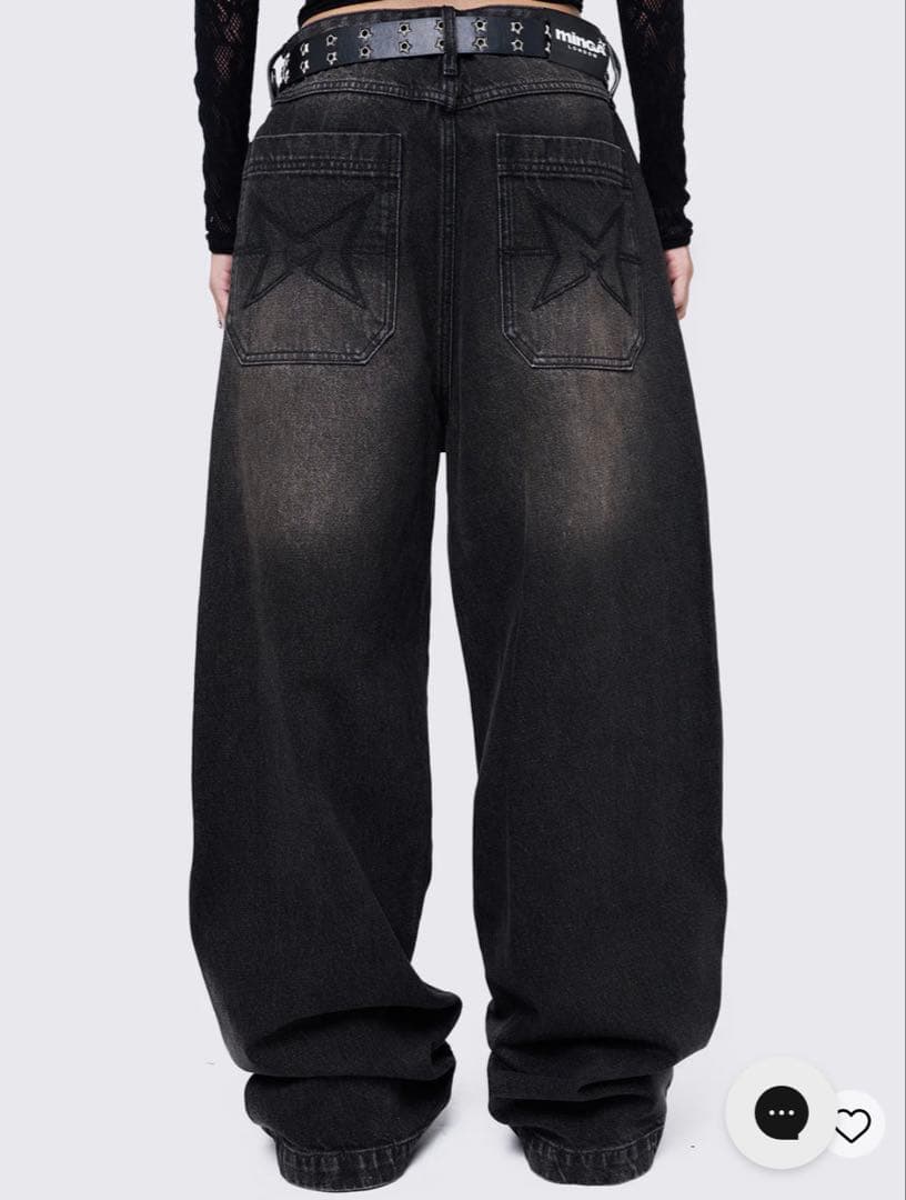 Minga London バギージーンズ ブラック【新品】