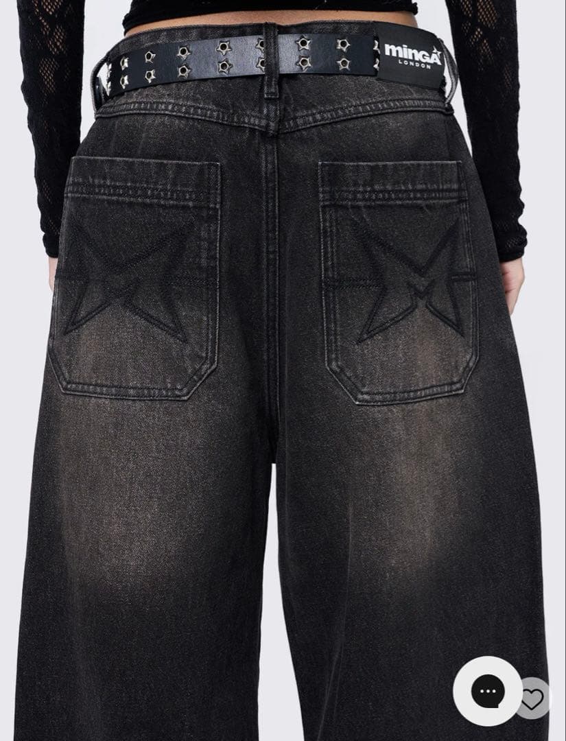 Minga London バギージーンズ ブラック【新品】