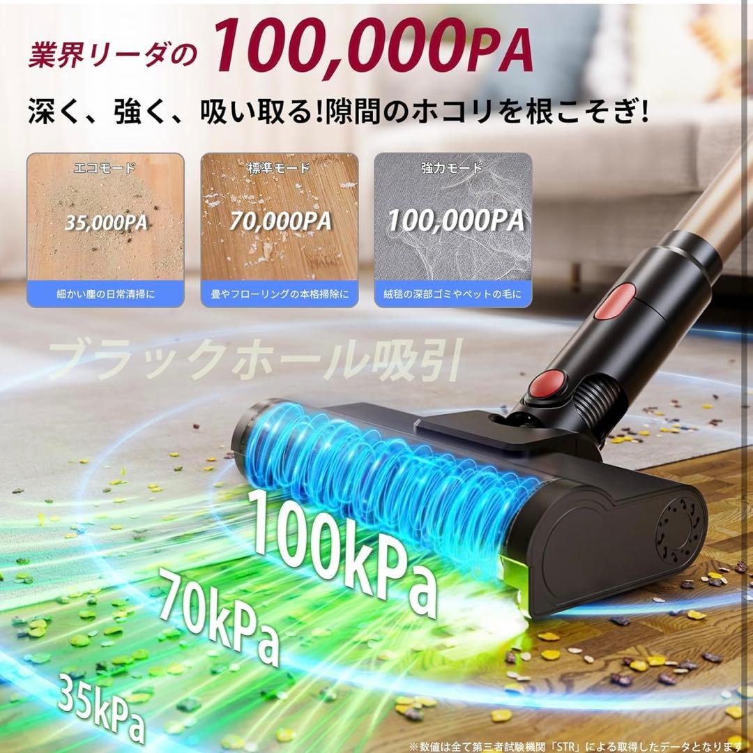 掃除機⭐️コードレス掃除機 軽量 サイクロン式 スティッククリーナー 2WAY
