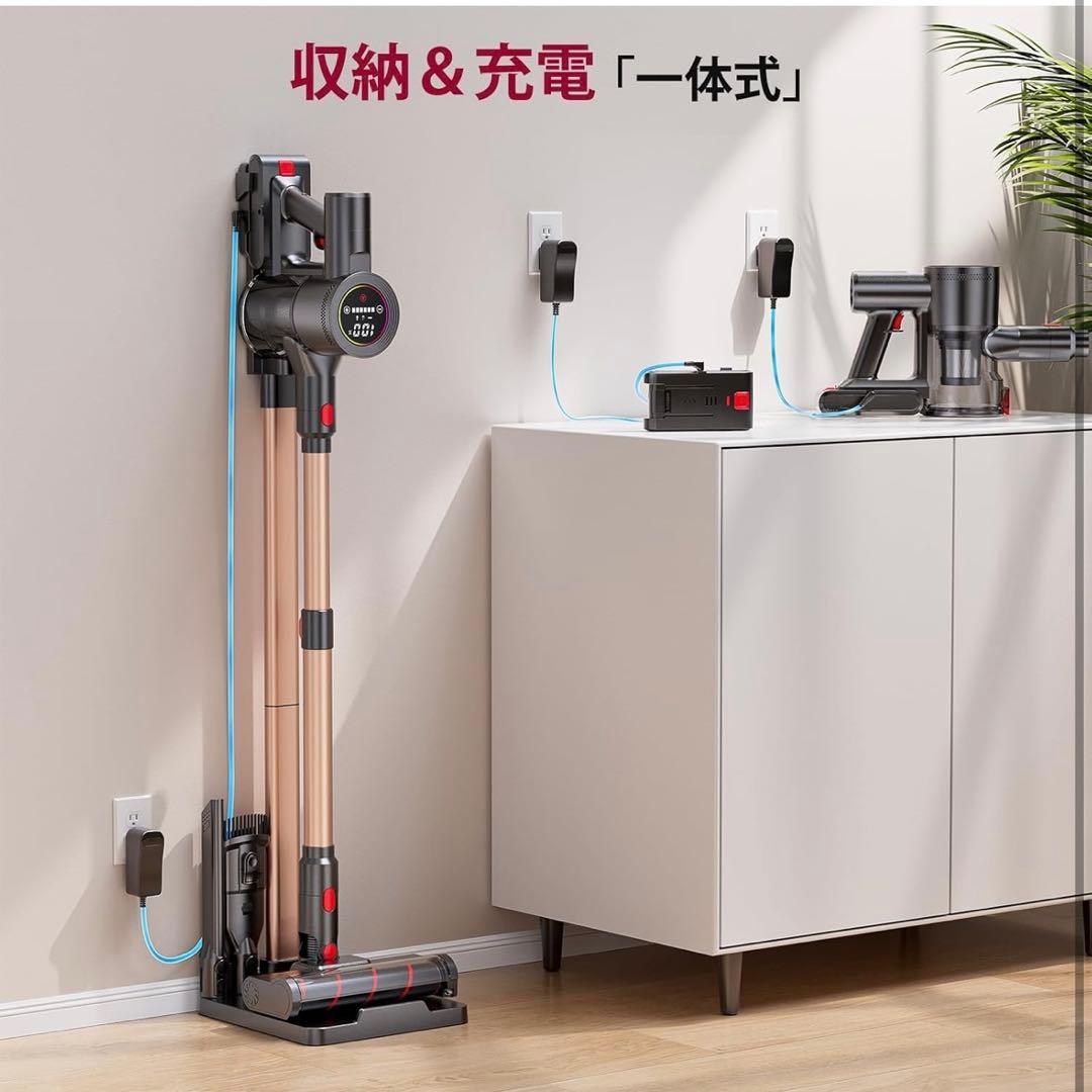 掃除機⭐️コードレス掃除機 軽量 サイクロン式 スティッククリーナー 2WAY