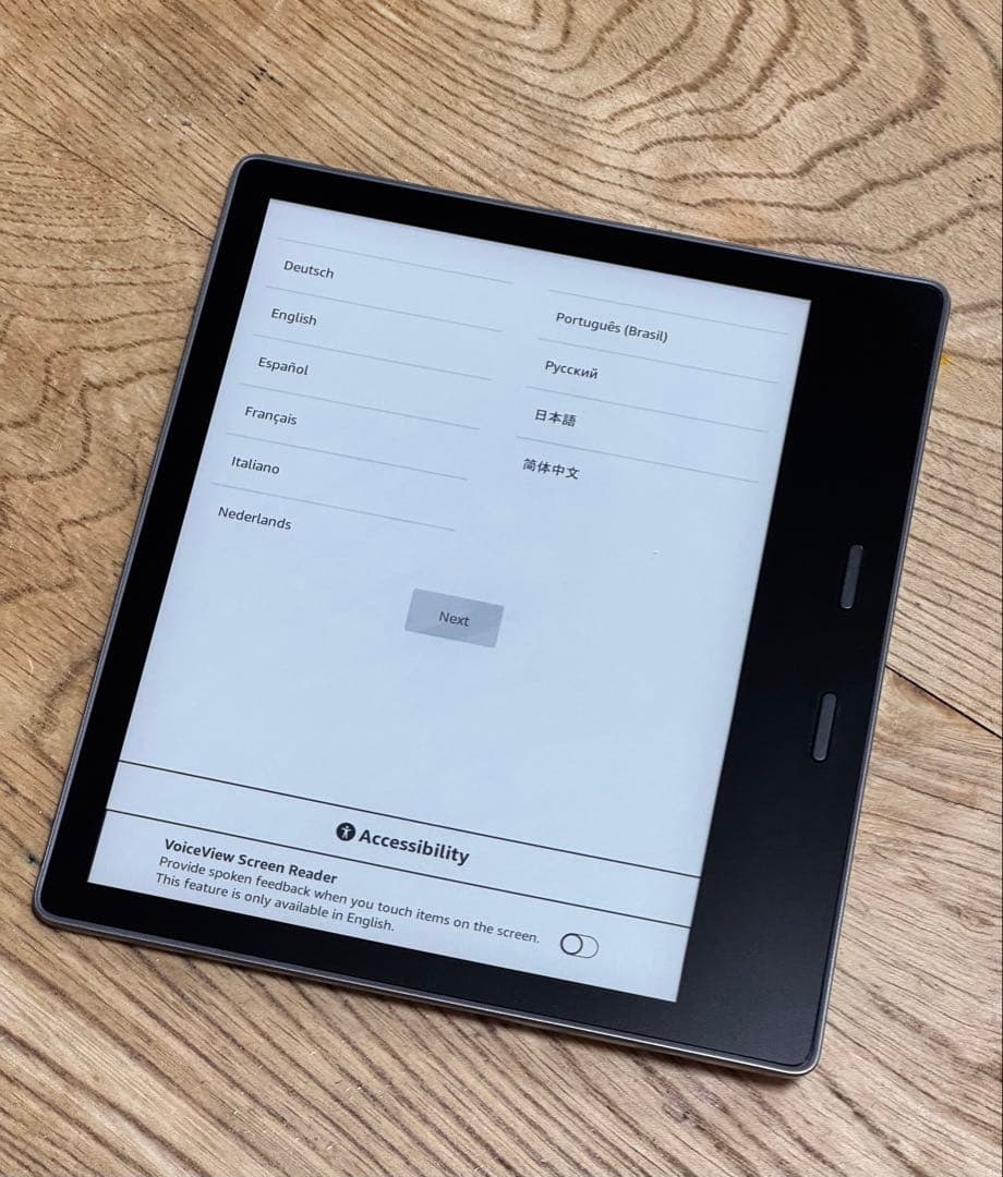 Kindle oasis 第10世代 8GB S8IN4O　純正本革カバーセット