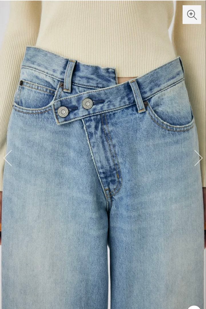 MOUSSY ワイドデニムパンツ 新品未使用タグ付き