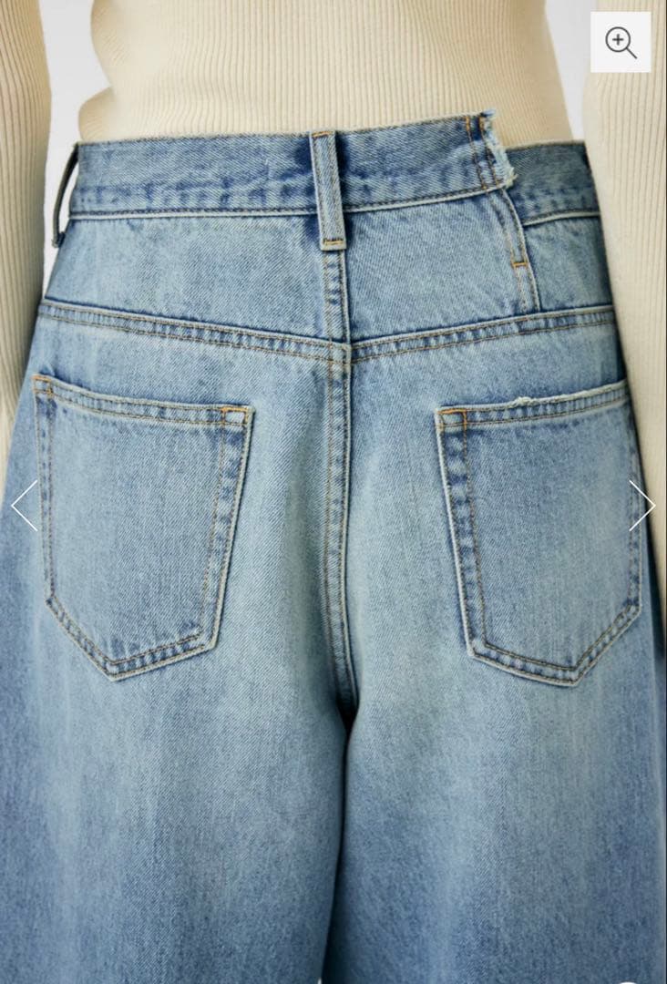 MOUSSY ワイドデニムパンツ 新品未使用タグ付き