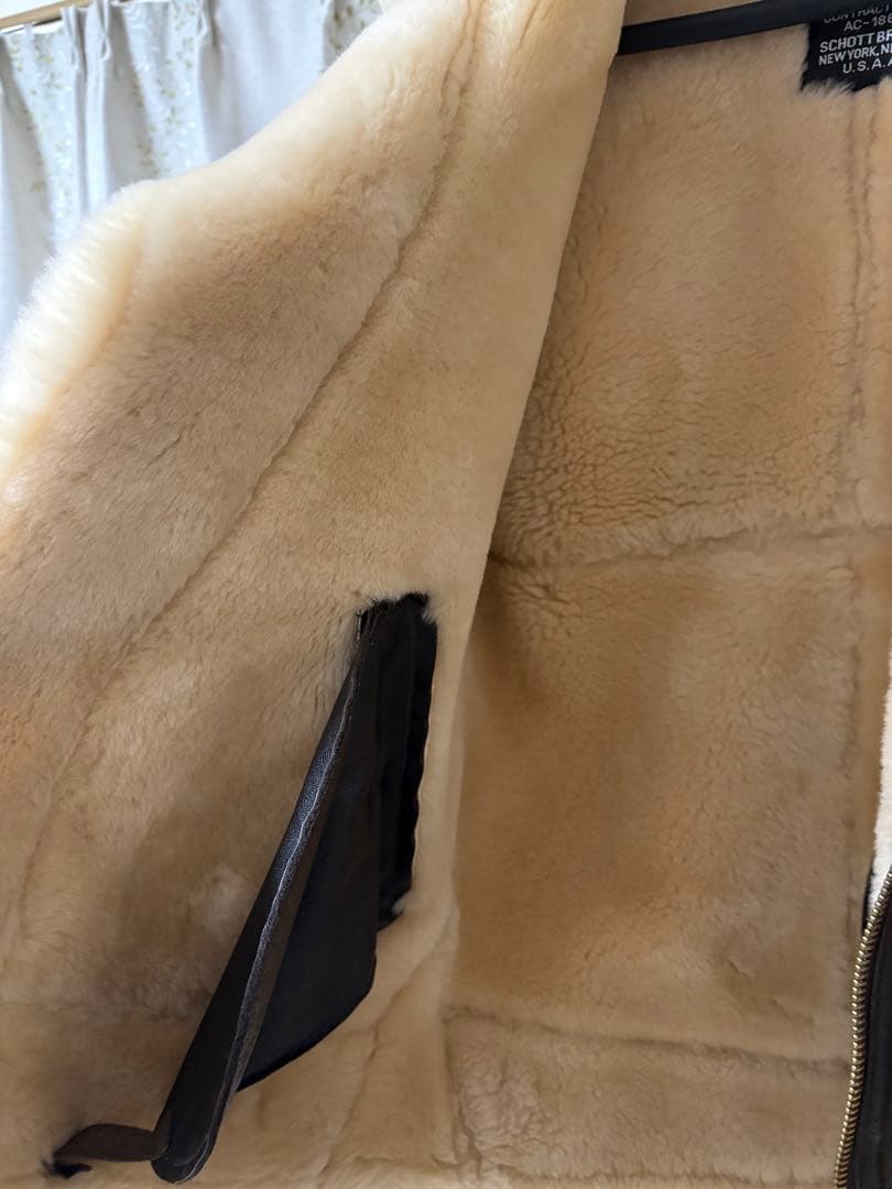 【美品】schott 257s b-3 サイズ36