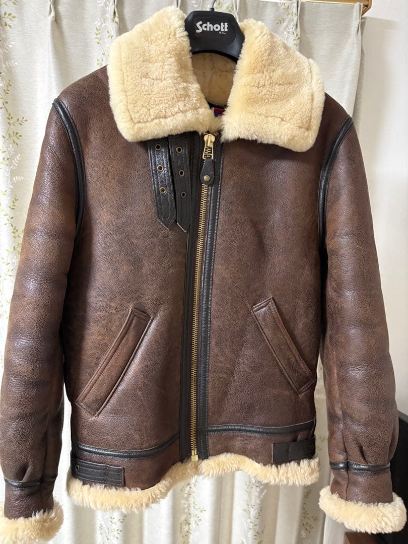 【美品】schott 257s b-3 サイズ36