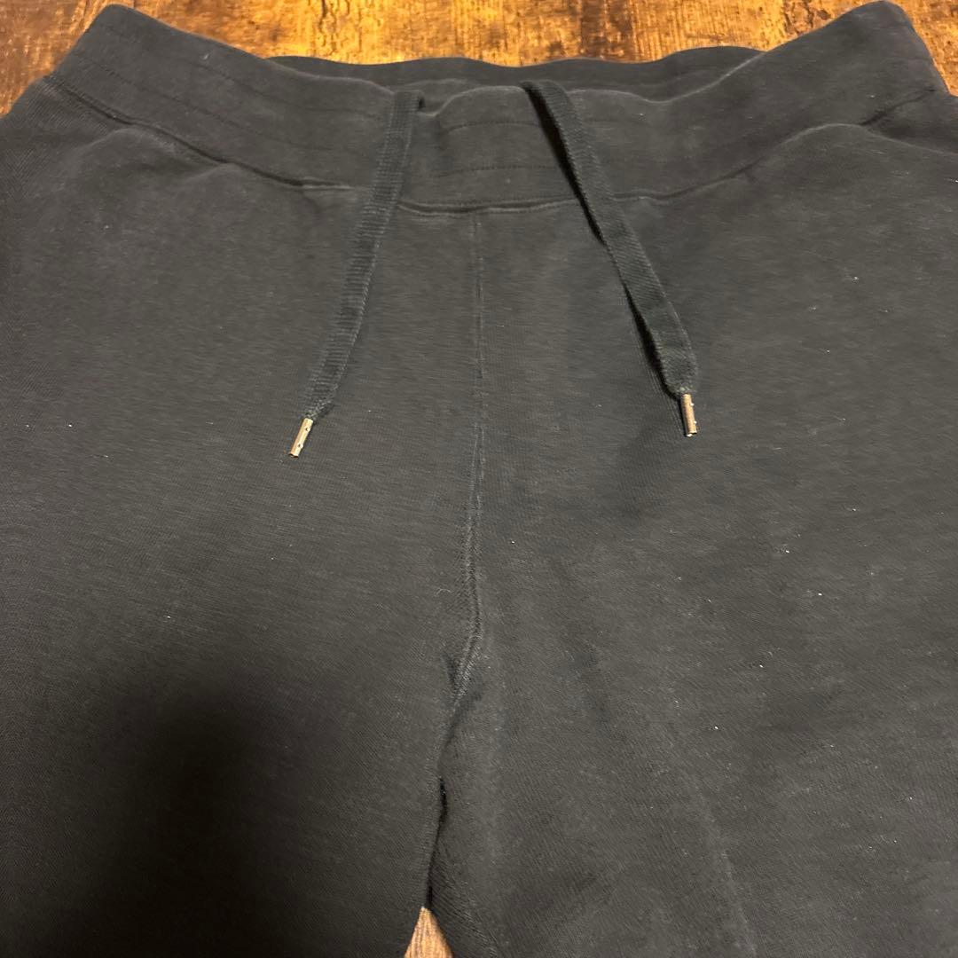 現行品 RonHerman ベーシック スウェット パンツ テーパード L 黒