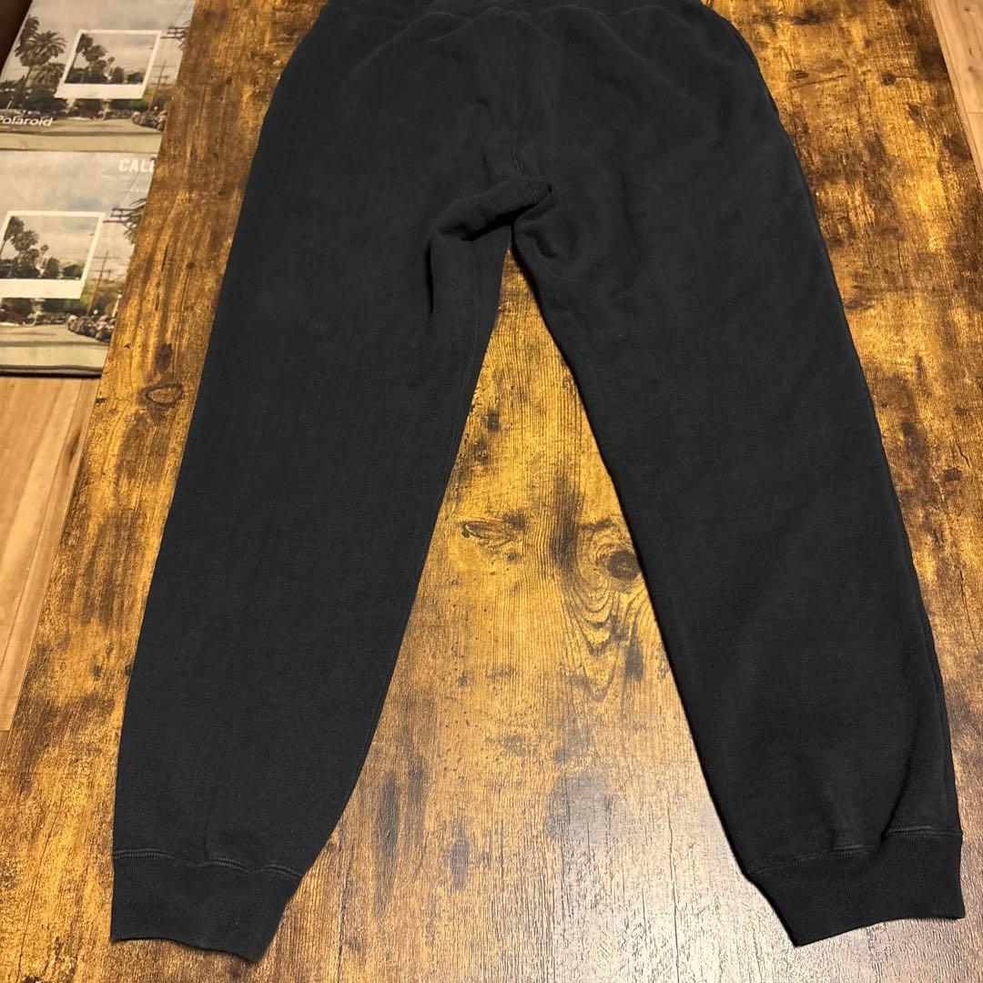 現行品 RonHerman ベーシック スウェット パンツ テーパード L 黒