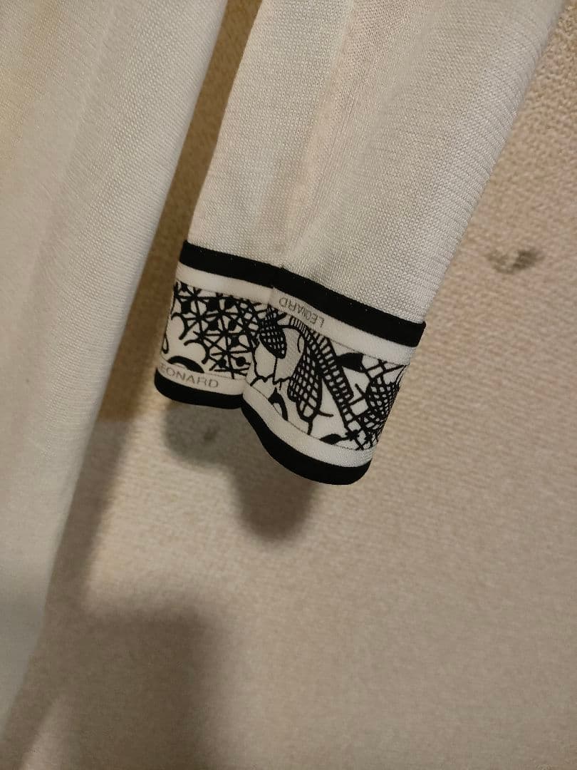 b39 B LEONARD　レオナール　ロングカーデ　カーディガン