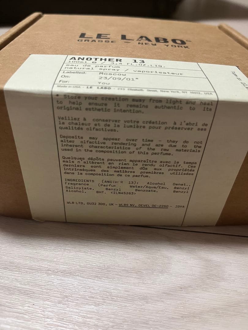 LELABO ANOTHER 13 100ml オードパルファム