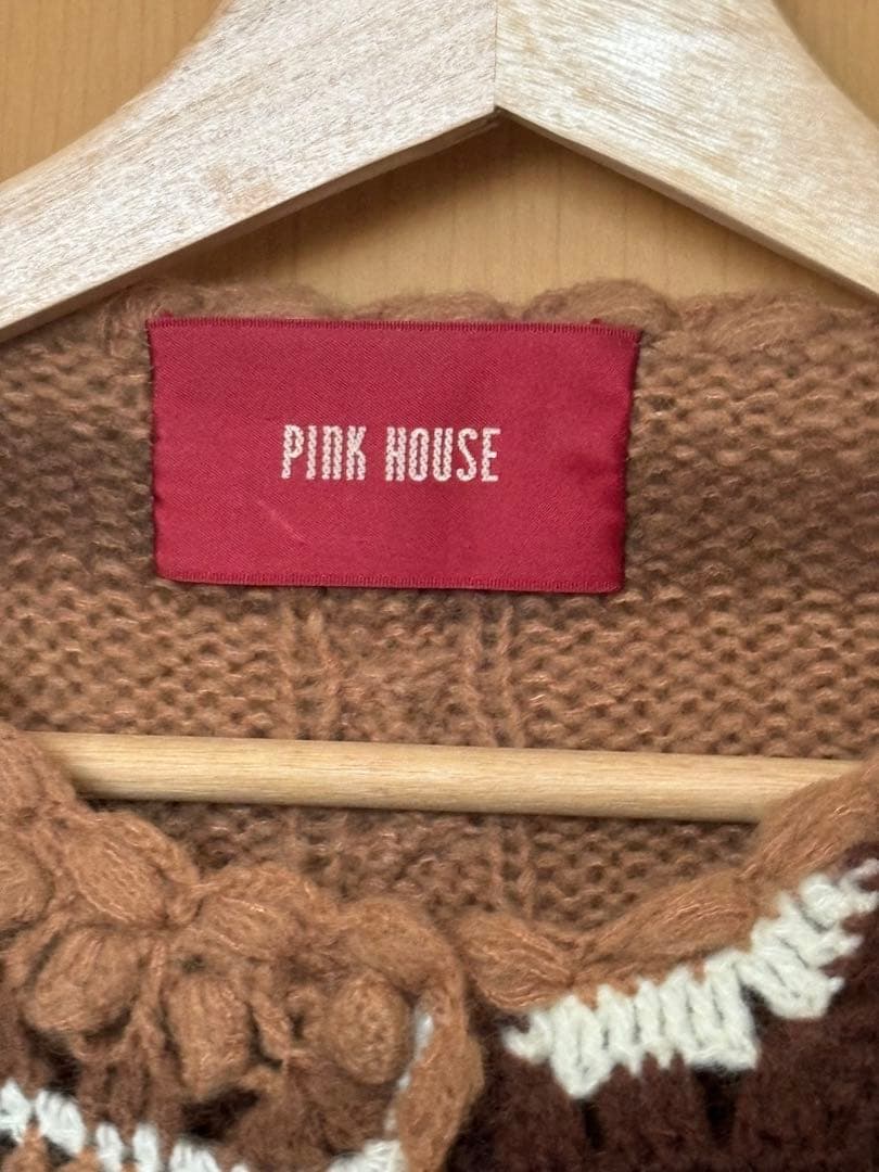 pink house カーディガン
