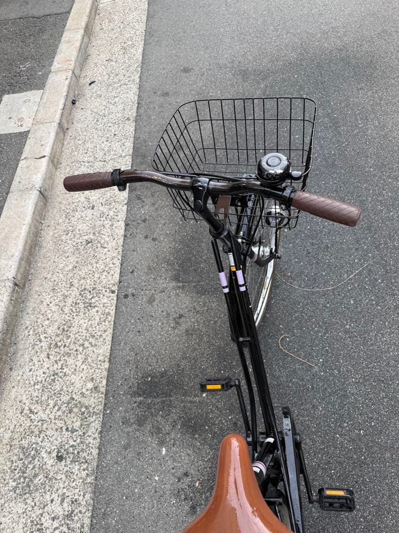 193 自転車 大阪市 【引取り限定】 26インチ 大きいカゴ