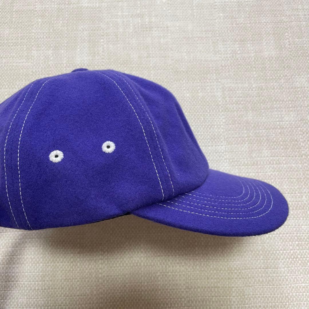 [美品]NOAH ノア ウール 6パネルキャップ panel cap 紫パープル