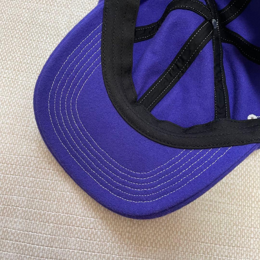 [美品]NOAH ノア ウール 6パネルキャップ panel cap 紫パープル