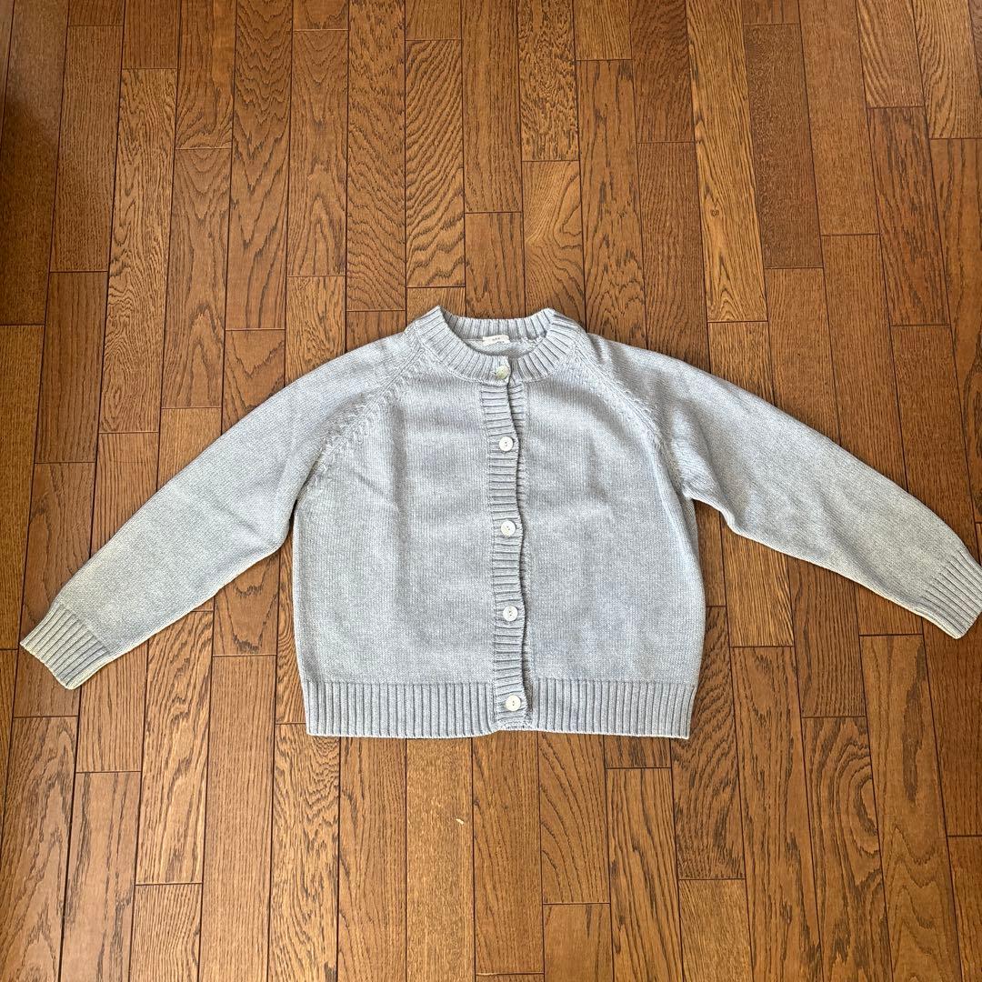 【美品】HÄU クラスカ　CLASKA 長袖カーディガン グレー