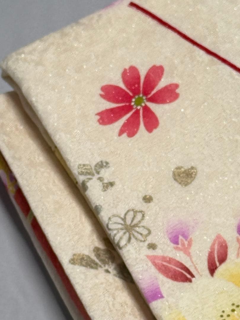 [美品] 単品　振袖　正絹　白練色　銀通し　高身長　牡丹　桜　成人式　結婚式