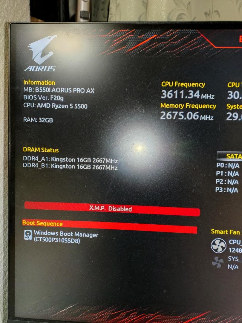 CPU AMD Ryzen 5 5500 CPU