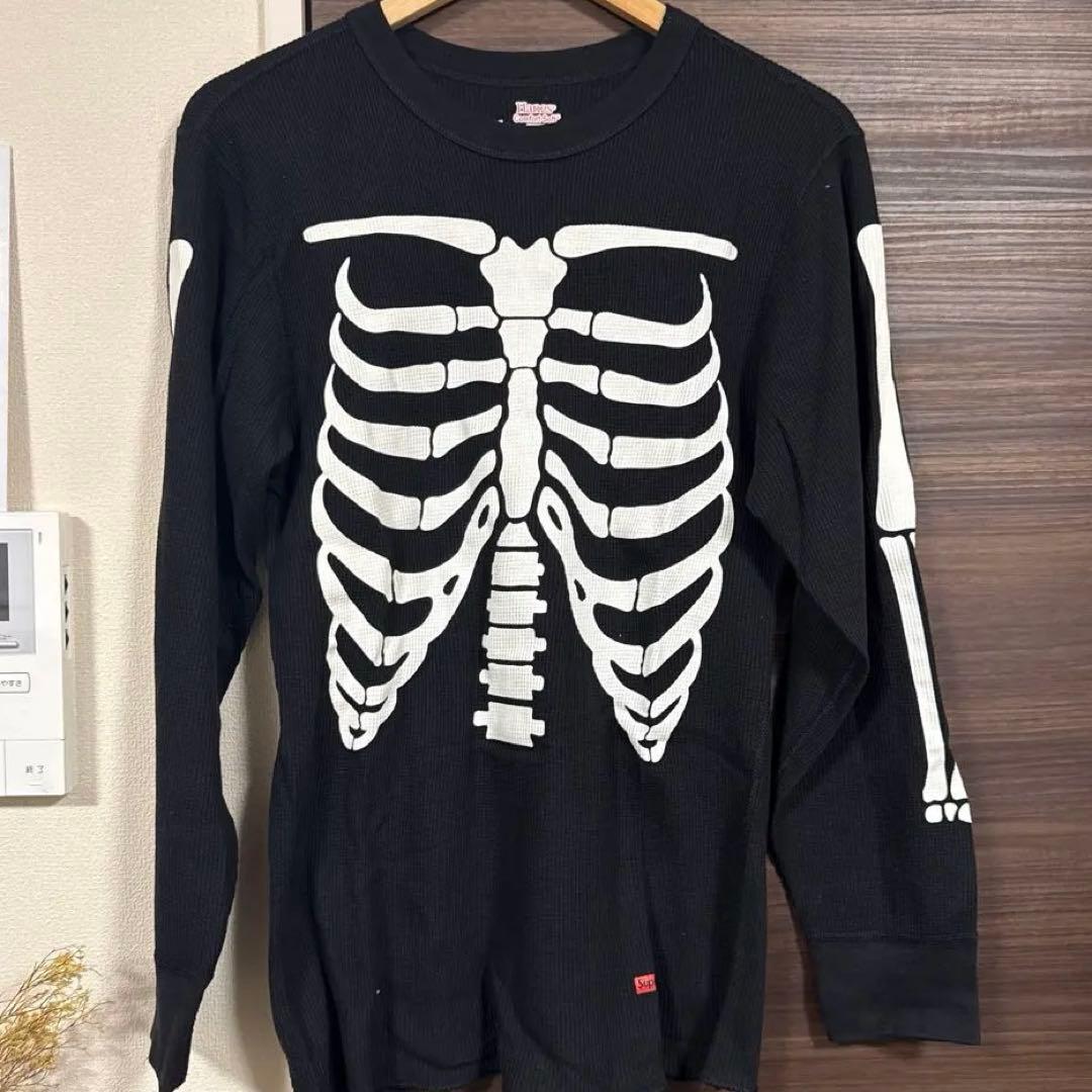 Supreme 骨 サーマル Mサイズ ブラック