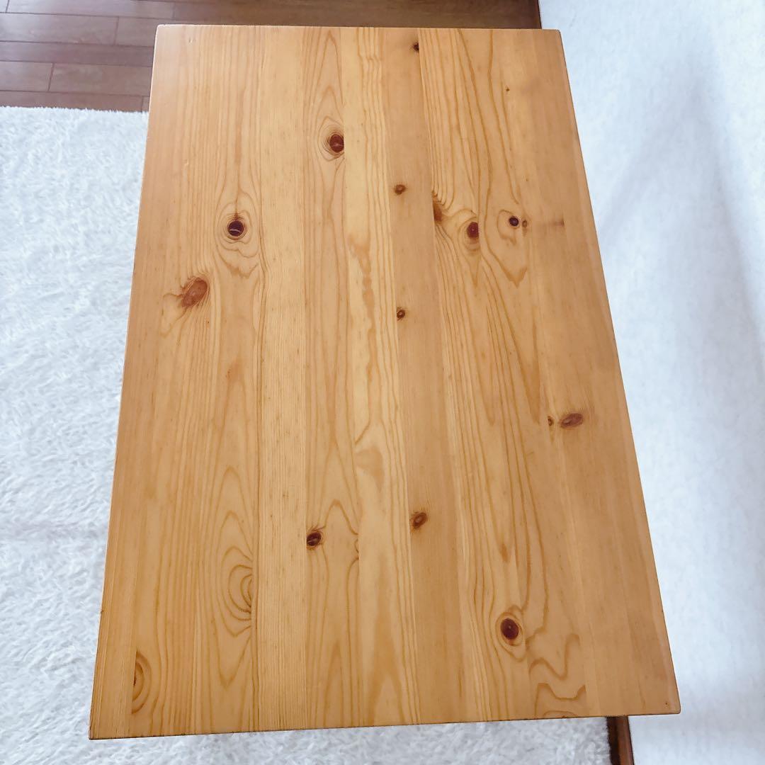 きん様リクエスト品】無印良品 MUJI パイン材 ハイ テーブル 折りたたみ式