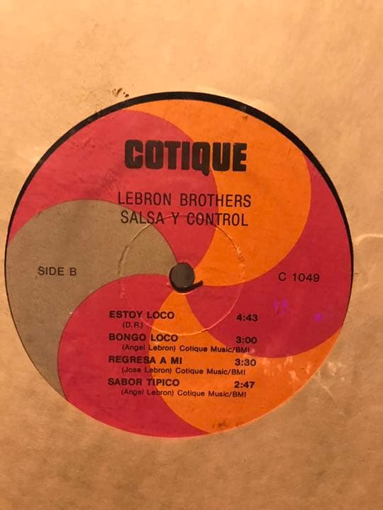 洋楽 lebron brothers/salsa y control