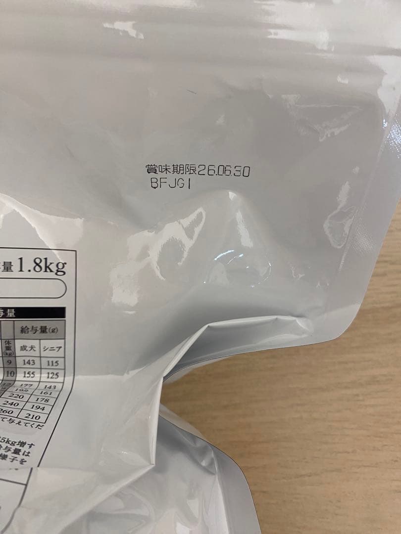 Tj 犬用小粒馬肉ドライフード 1.8kg