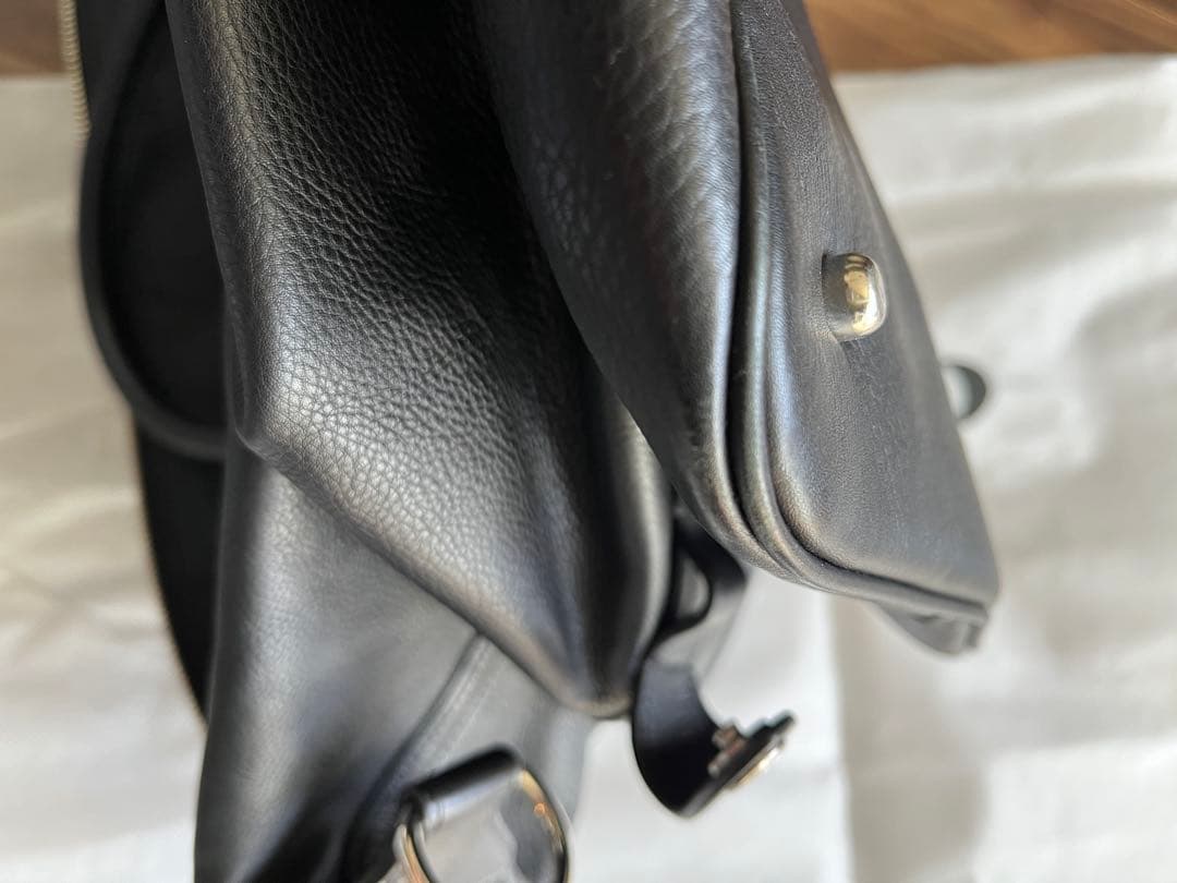 レザーボストンバッグ 黒【COACHコーチ】