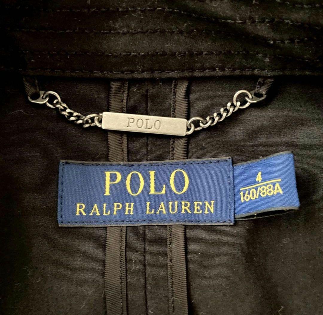 【超美品】 Polo Ralph Lauren トレンチコート ブラック