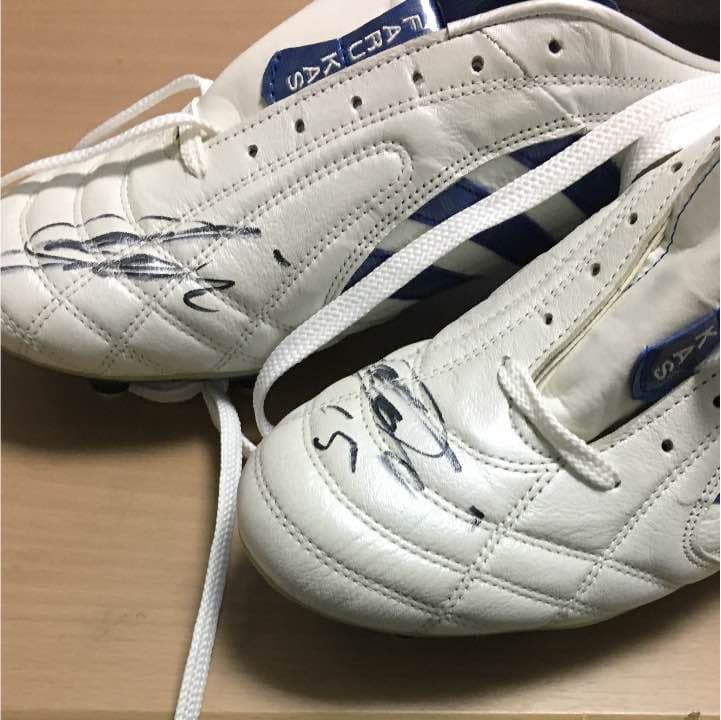 元鹿島アントラーズ 青木剛 サイン入りスパイク