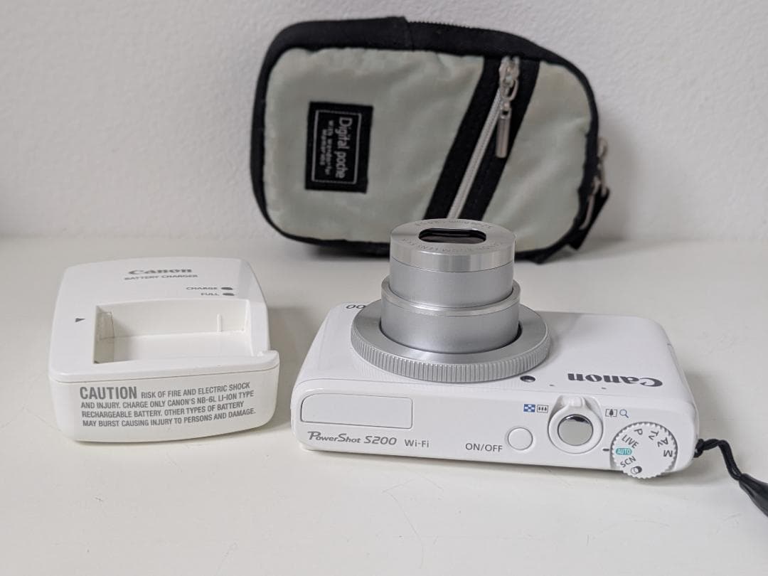 Canon PowerShot S200 ホワイト Wi-Fi