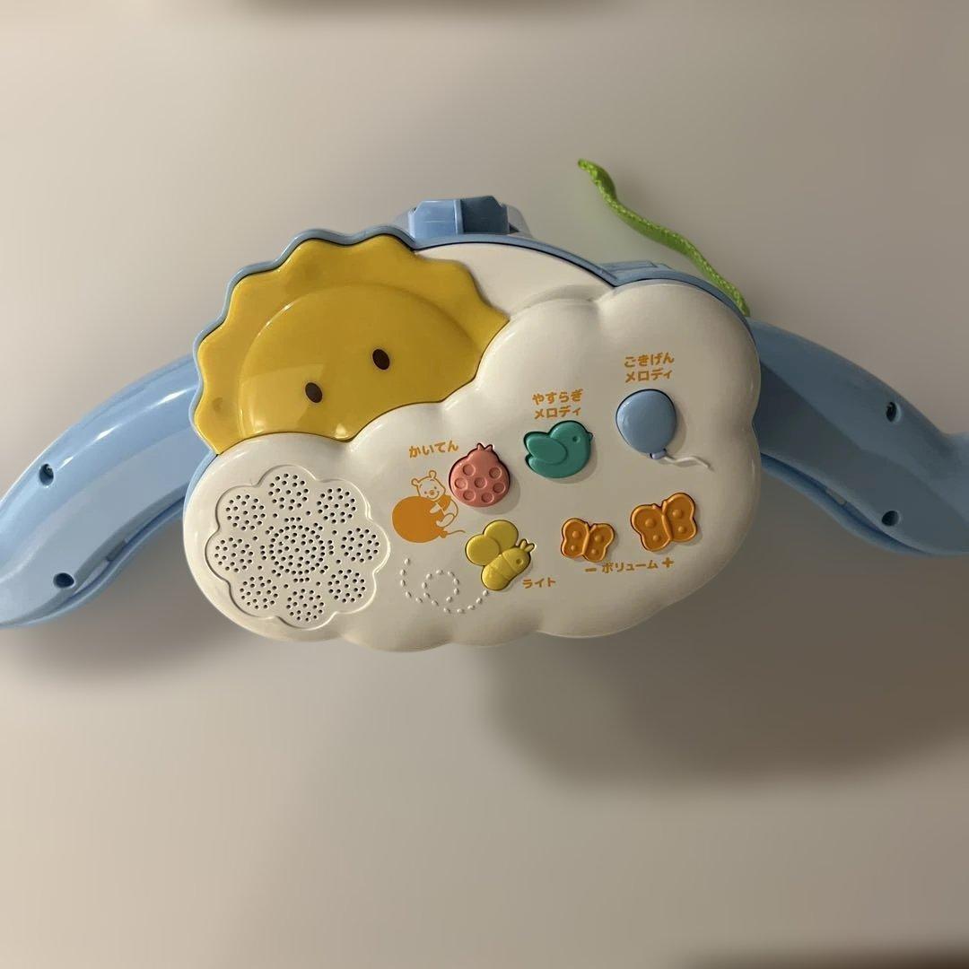 美品　くまのプーさん えらべる回転 6WAYジムへんしんメリー