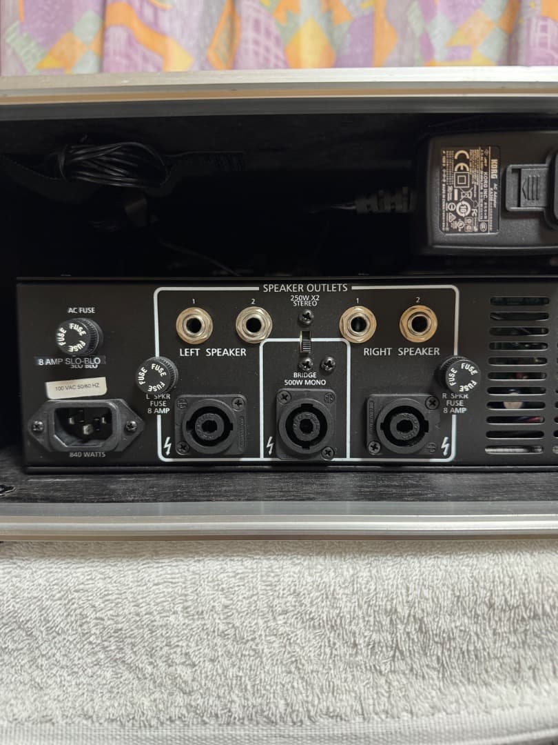 SWR SM-500 KORG pitch-black pro PULSEラック