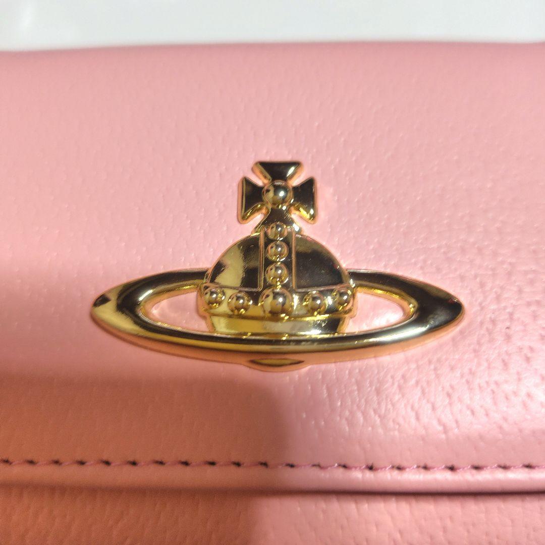 Vivienne Westwood 三つ折りがま口財布ピンク(新品未使用)
