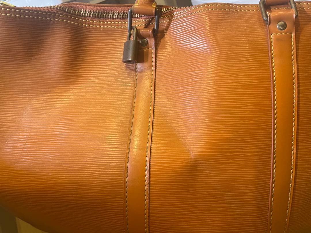 【正規品】LOUIS VUITTON エピ　キーポル55 ボストンバッグ
