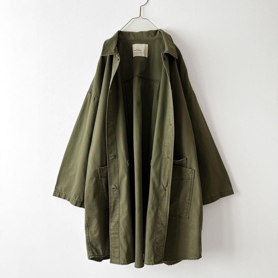 美品 ソウルベリー ハーフコート ロングシャツ オーバーサイズ ゆったり