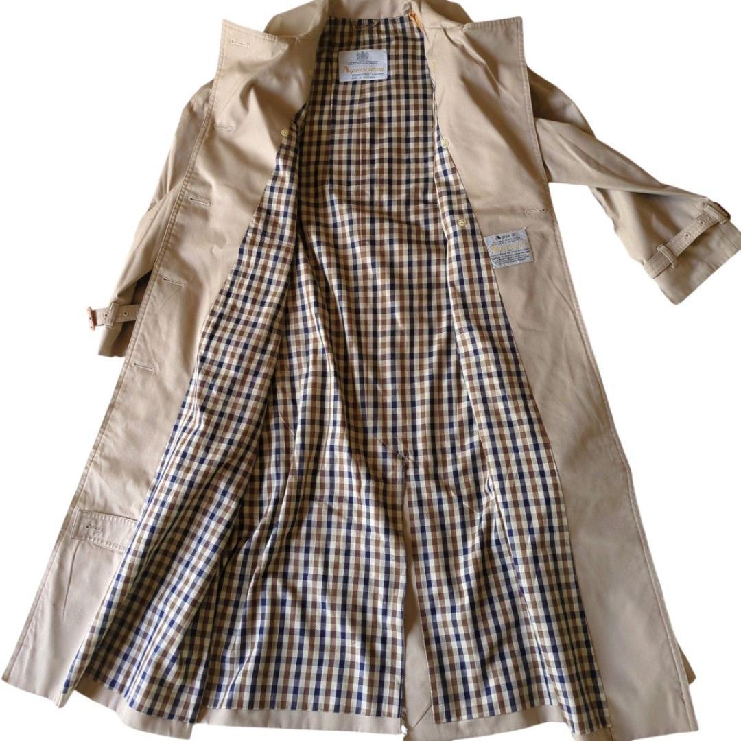 【美品】アクアスキュータム Aquascutum トレンチコート Aqua5