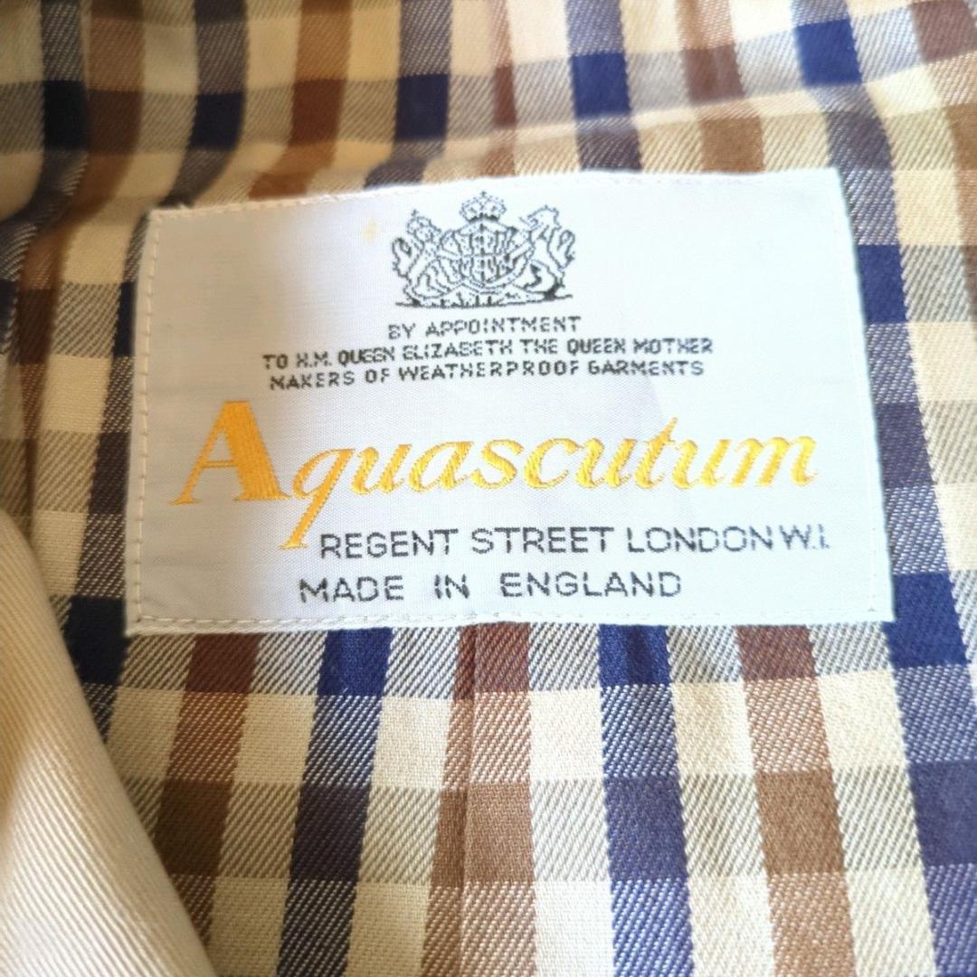 【美品】アクアスキュータム Aquascutum トレンチコート Aqua5