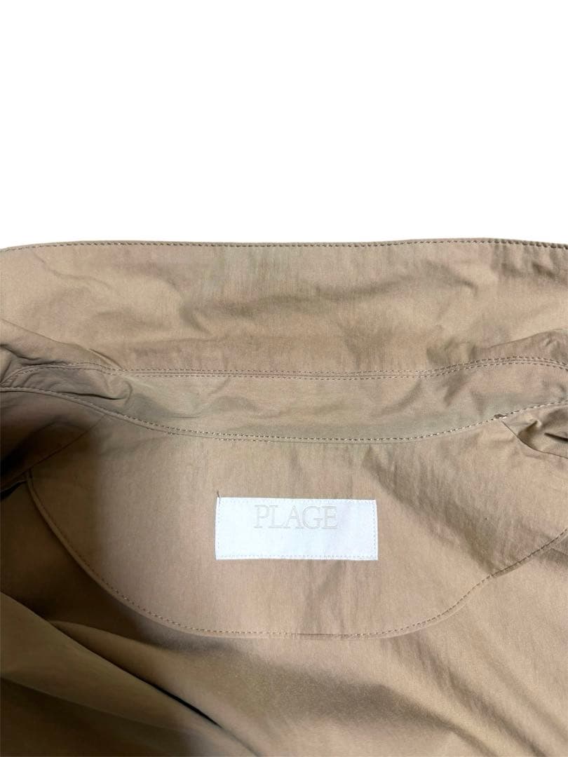 Plage テントコート 38 キャメル ベージュ