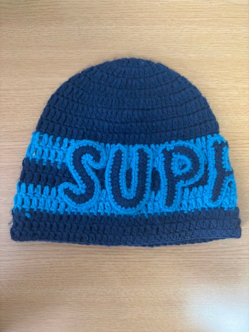 帽子 Supreme Crochet Logo Beanie 25AW