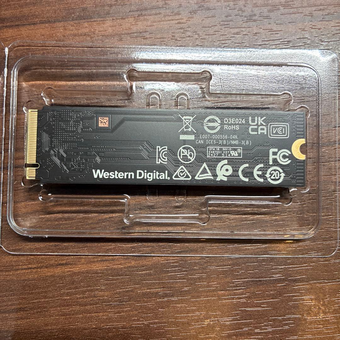 【正常100％】4TB SSD WD Blue SN5000 NVMe ①