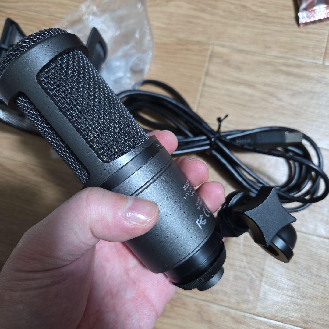10g　　AT2020USB+　通電確認済み　ポップガード付