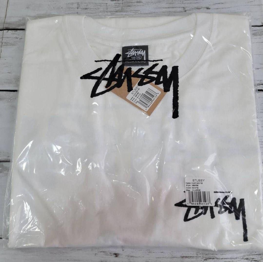 ステューシー FUZZY DICE 夏 STUSSY Tシャツ 白 ダイス XL