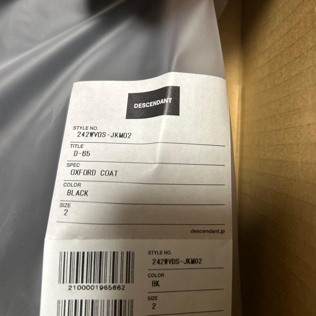 ジャケット・アウター DESCENDANT D-65 OXFORD COAT