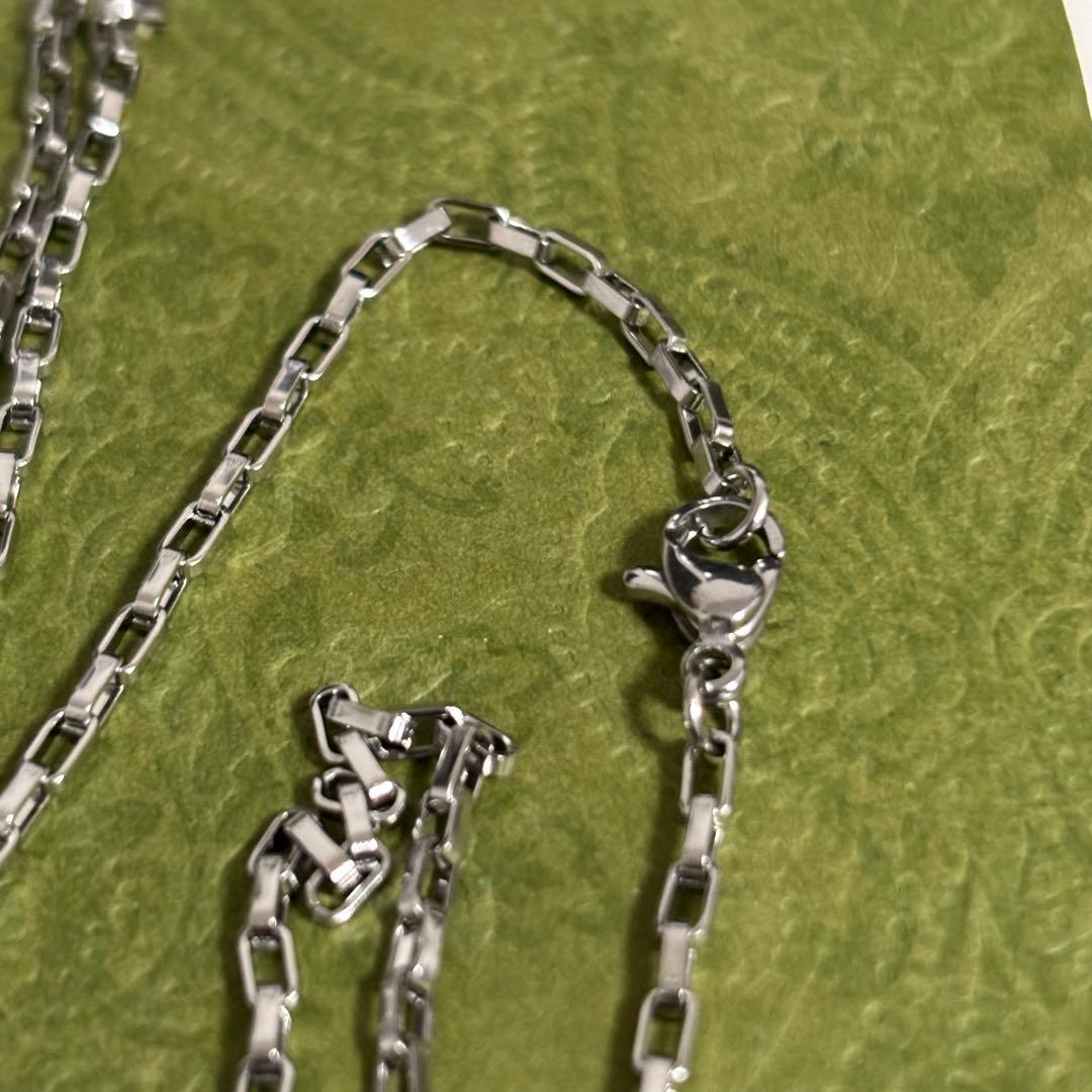 GUCCI 新品同様品　ダブルGマーモントネックレス　インターロッキング 925